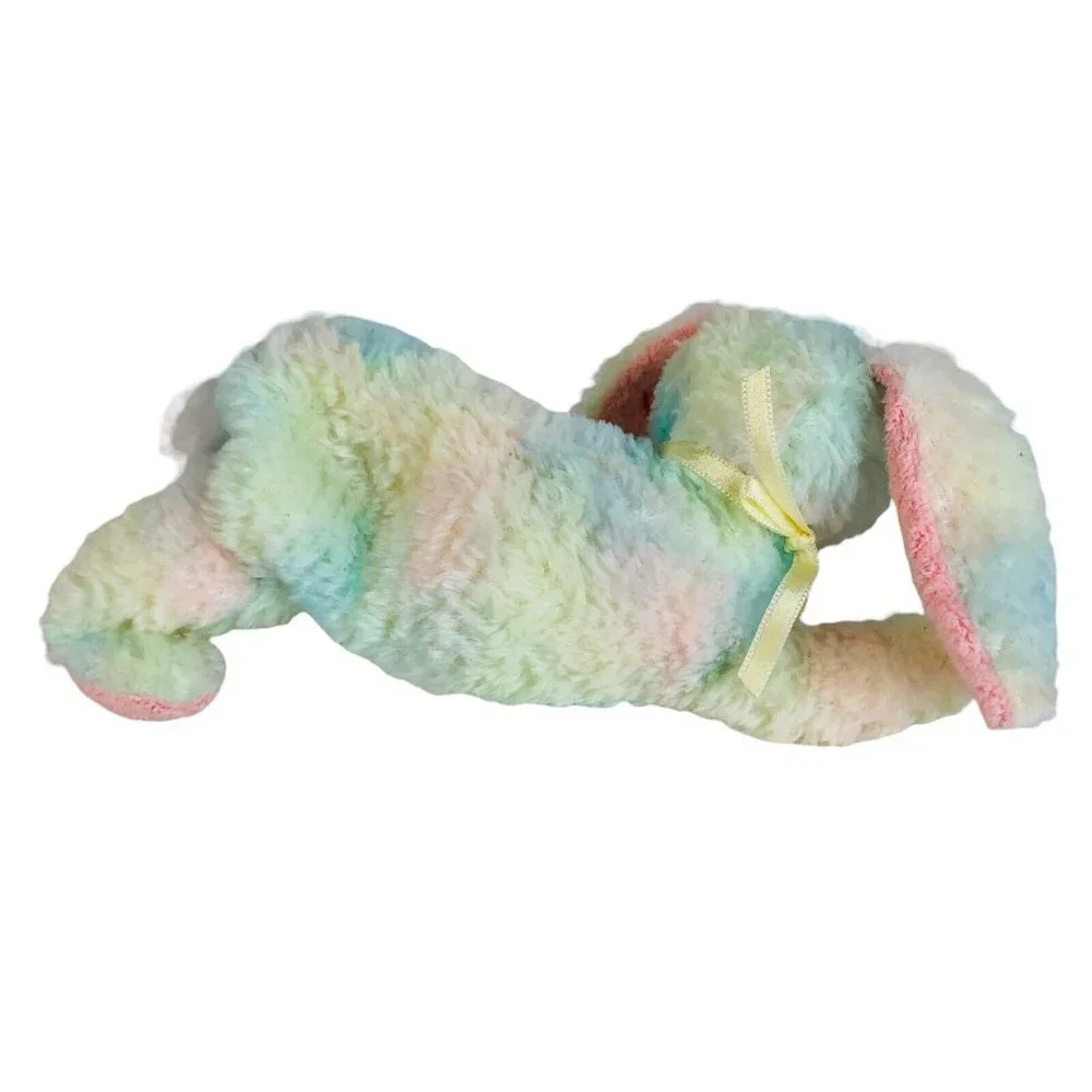 3 TY Beanie Babies Spring Cottonball Hoppity Easter Rabbit Plush Bean Bag Animal